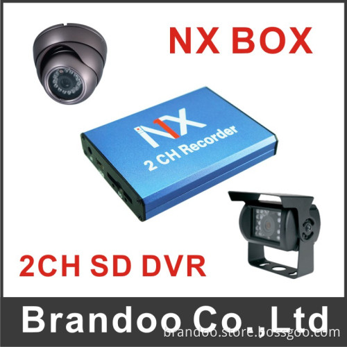 Cheap 2 Channel CCTV DVR, 2 Cameras Recording at The Same Time